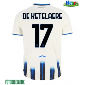 Atalanta Charles De Ketelaere #17 Bortatröja 2025-26 Kortärmad